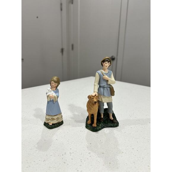 Thomas Kinkade Nativity “Watchful Guardians” & “Little Shepherds”‎ - Picture 1 of 6